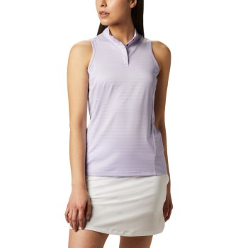 Columbia Polo Dames, Omni-Wick Hole High Sleeveless Paars, 57UASNEFJ